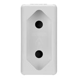 Standard 10A white two-pin Israeli socket system